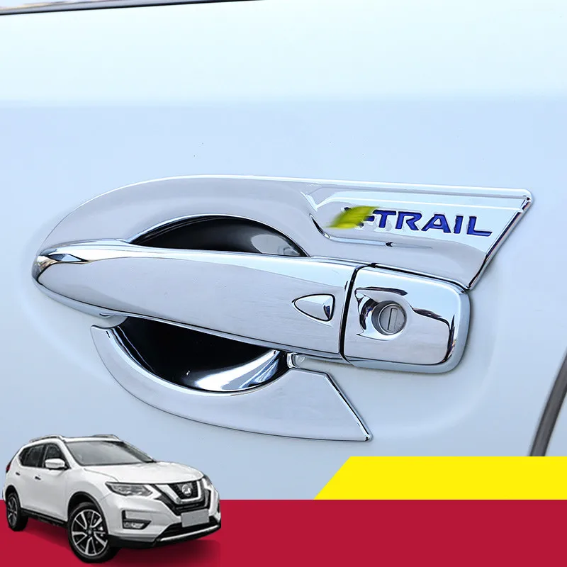 Для Nissan X trail T32 2014 2019 Стайлинг автомобиля зеркальная рамка двери отделка наклейка