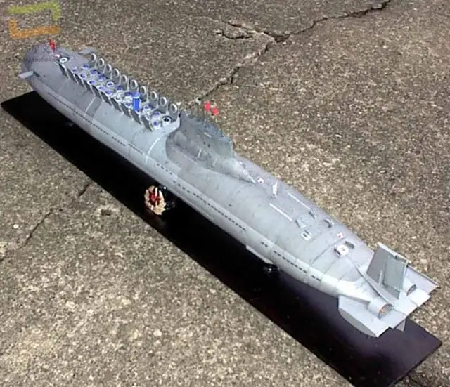Красный Октябрь Атомная подводная лодка Военная Модель 3D бумажная модель DIY Ручная работа бумажная модель игрушки