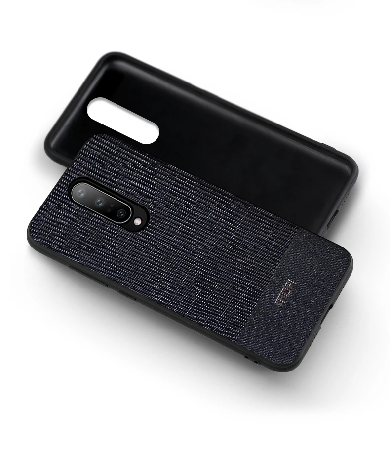 Для Oneplus 7 Чехол темно-Цвет джентльмен Бизнес Стиль ручной работы для One Plus 7 крест зерна для Oneplus7 случае