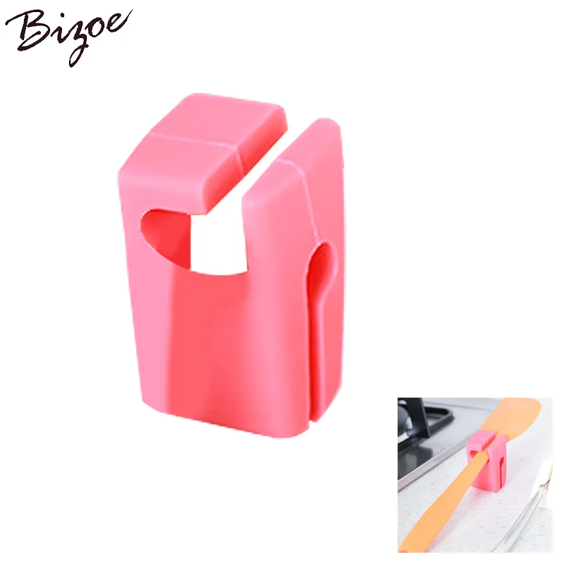

2PCS Silicone Kitchen Pot Cover Holder Ladle Spoon Storage Rack Cooking Tools