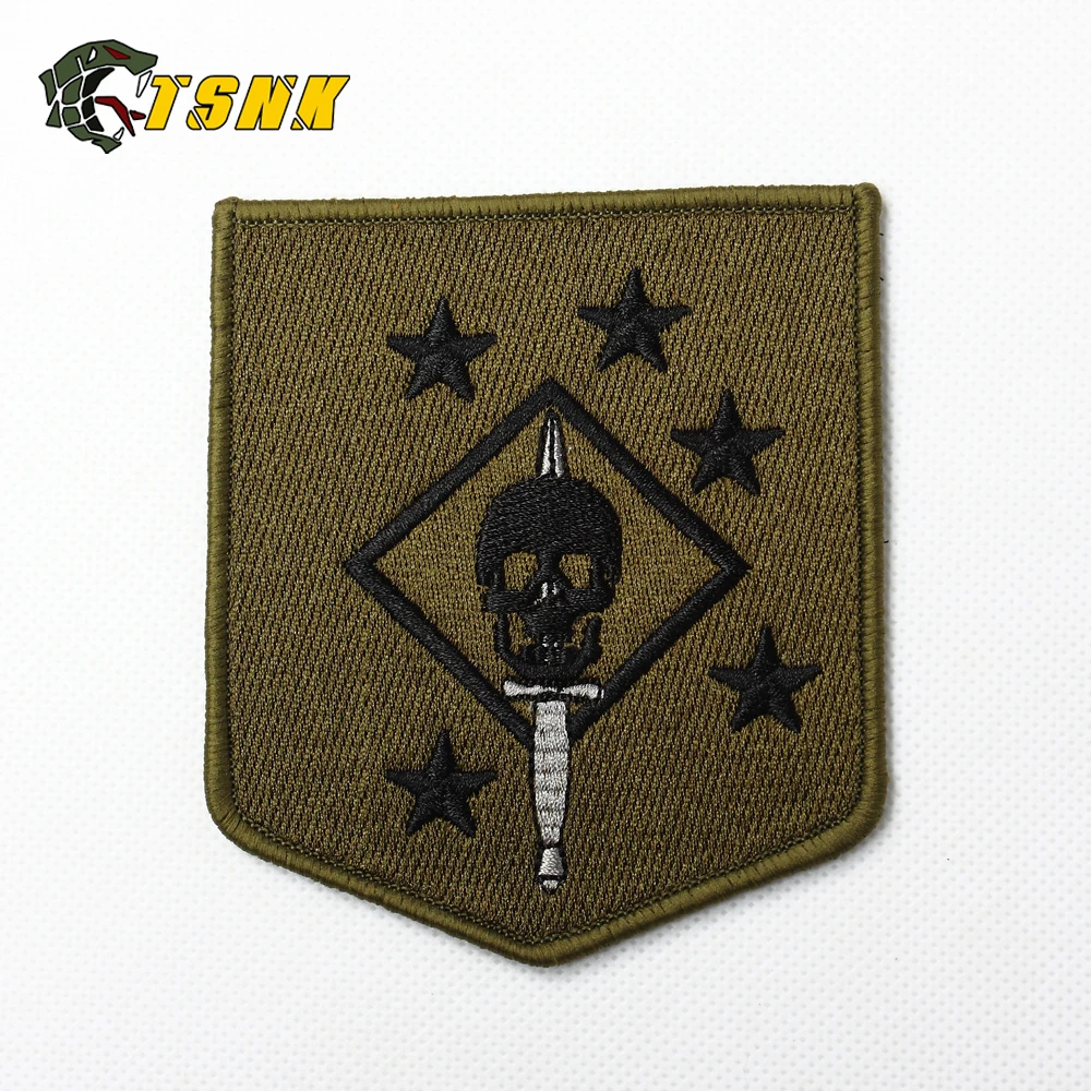 USMC/MARINE RAIDERS TSNK патч с вышивкой для любителей милитари |