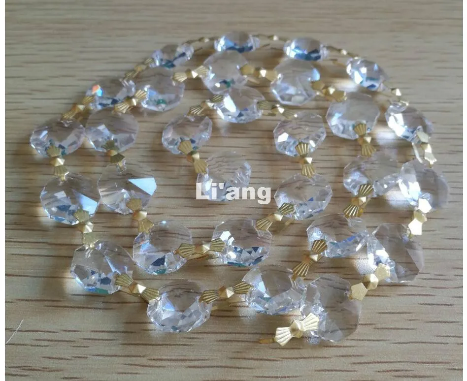 Бесплатная доставка 20 метров стеклянная гирлянда Хрустальная бусина занавеска