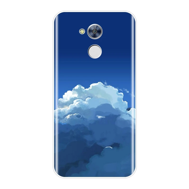 Задняя крышка из ТПУ для Huawei Honor 6A 4C 5C 6C Pro мягкий силиконовый чехол с облаком