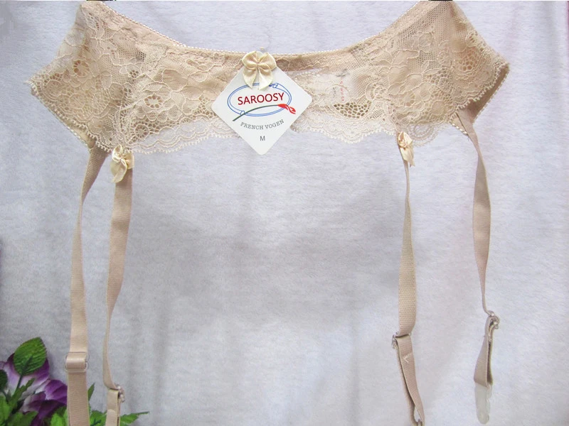 Кружевной пояс для чулок с регулируемыми по длине подвязками|garter suspender|belt for