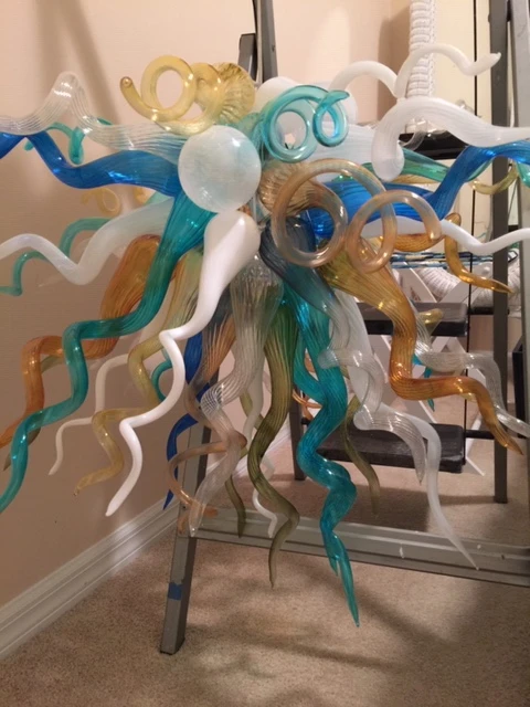 

2019 New Arrival Colored Murano Lighting 110V-240V LED Modern Chandeliers for Homes