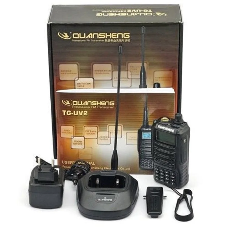 Новинка Бесплатная доставка QuanSheng TG UV2 военные иди и болтай Walkie Talkie “иди 5 Вт