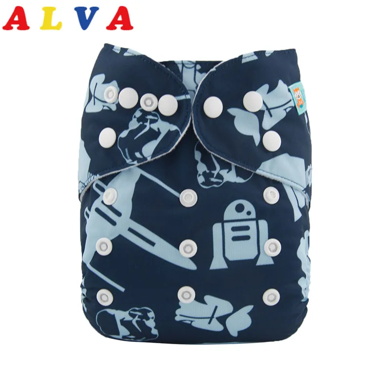 Новое поступление! Многоразовые подгузники Alvababy водонепроницаемые детские из