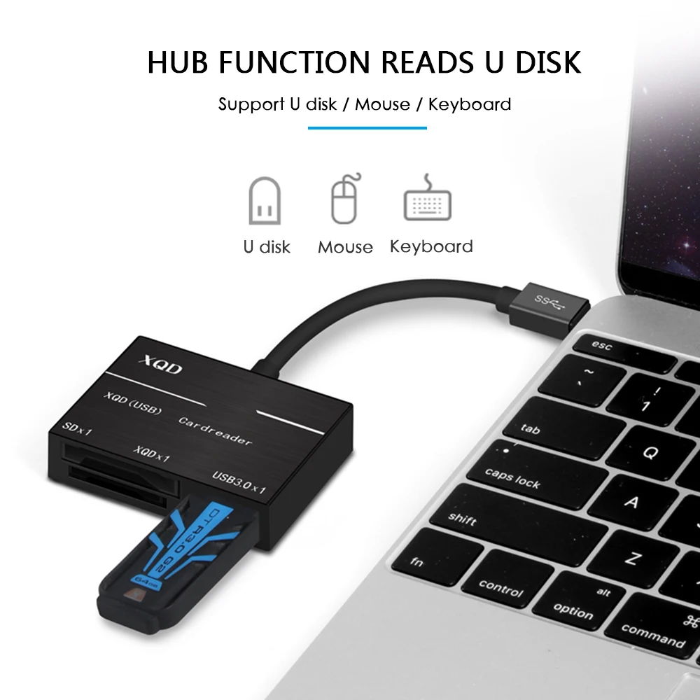 Type-C для XQD/SD карты высокоскоростной кард-ридер USB3.0 высокоскоростная камера компьютерный набор адаптер для sony серии G Lexar XQD карты