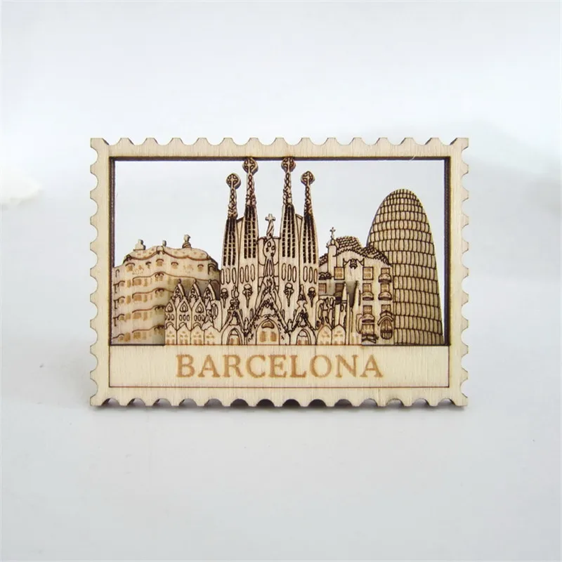 Святого семейства Барселона Испания Сувенир Холодильник Магнитный Стикеры 3D