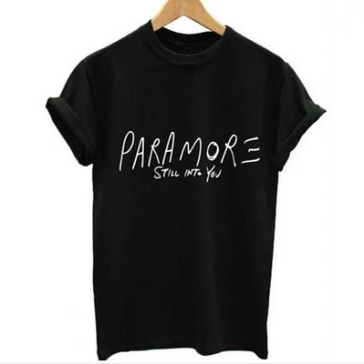 PARAMORE STILL INTO YOU футболка мужская с коротким рукавом 100% хлопок o-образным вырезом на