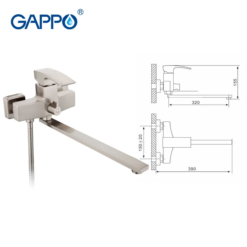 GAPPO 1 компл. Аксессуары для ванной комнаты кран латунный корпус ванна раковина