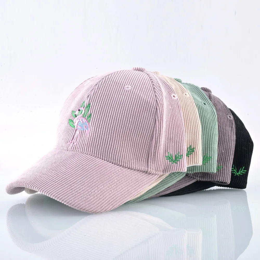 TQMSMY весна лето Ретро бейсболка с вышивкой Фламинго Кепка для мужчин Женская