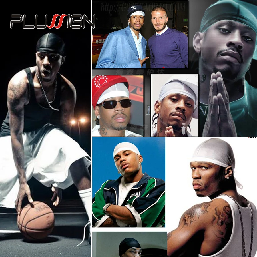 Новое поступление мужские и женские головные уборы Durag с удлиненным хвостом