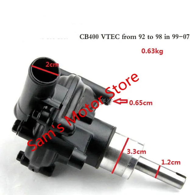 Мотоциклетный водяной насос в сборе для CB400 1992 1998 VTEC 1 3 1999 2007|pump pillow|assemble motherboardpump