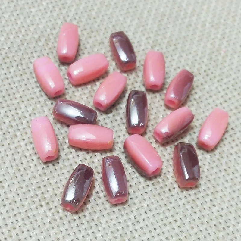 Розовые акриловые бусины фурнитура для сережек колье чокер с кисточками