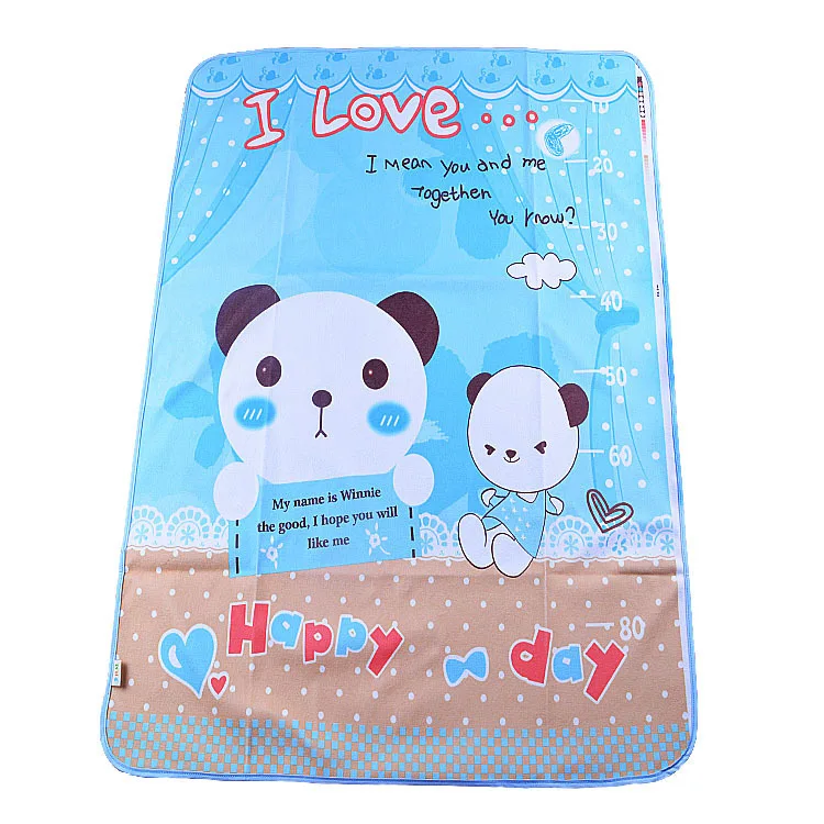 Cute Cartoon Diaper Pad Large Changing Table Baby Boy Girl Stuff New Baby Mattress Cotton Bed Mat Colchoneta Matelas A Langer
