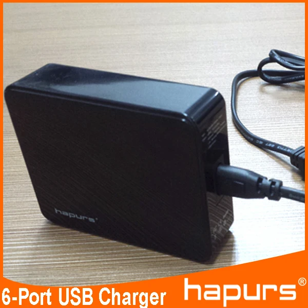 Hapurs 6 разъём(ов) usb настольное зарядное устройство портативные 35 Вт 5 В 6.5A