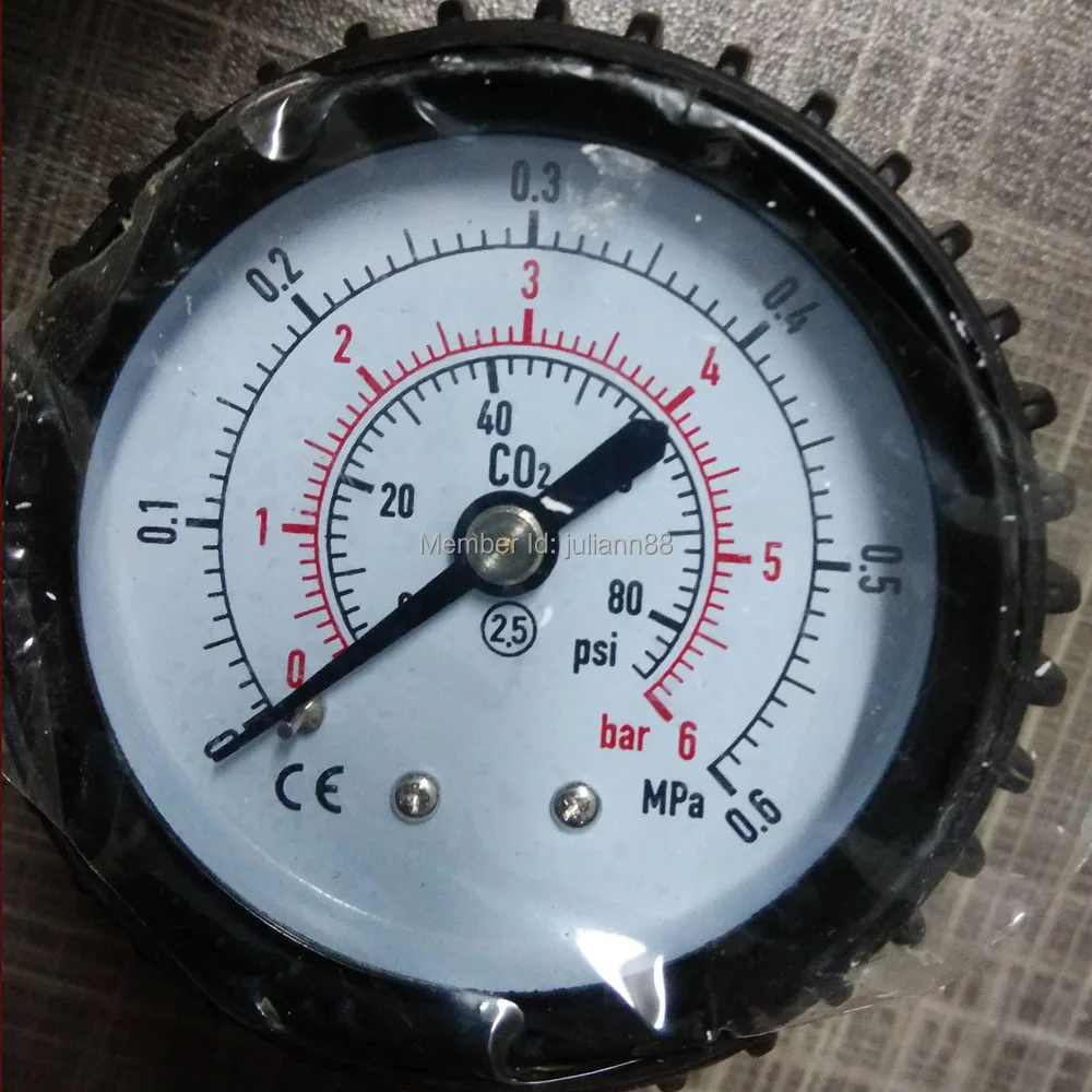 Манометр CO2 измеритель давления в бутылке фотометрический|co2 beer regulator|pressure gaugebottle
