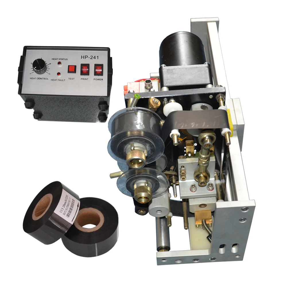 

241 type ribbon roll hot stamping machine for packing bags