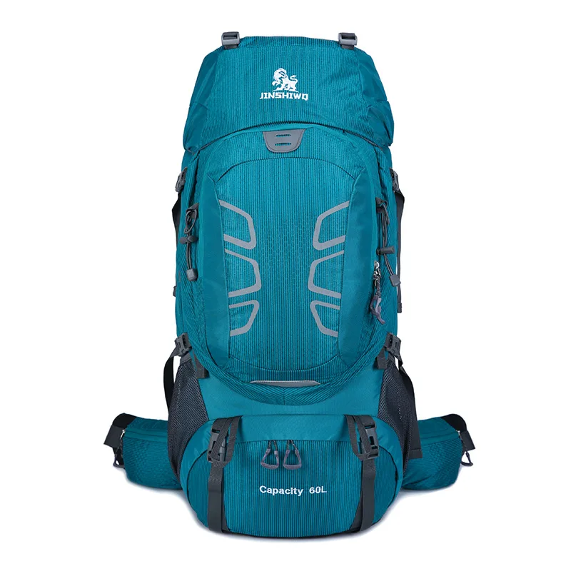 Lake Blue 60L походный рюкзак Водонепроницаемый походный рюкзак для альпинизма со съемной системой переноски Большая Вместительная дорожная сумка - Цвет: Lake Blue