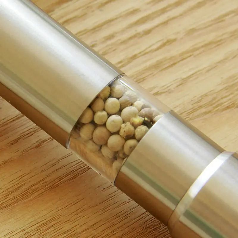 Мельница для соли и перца ручная мельница серебряная кукуруза горчичный палец