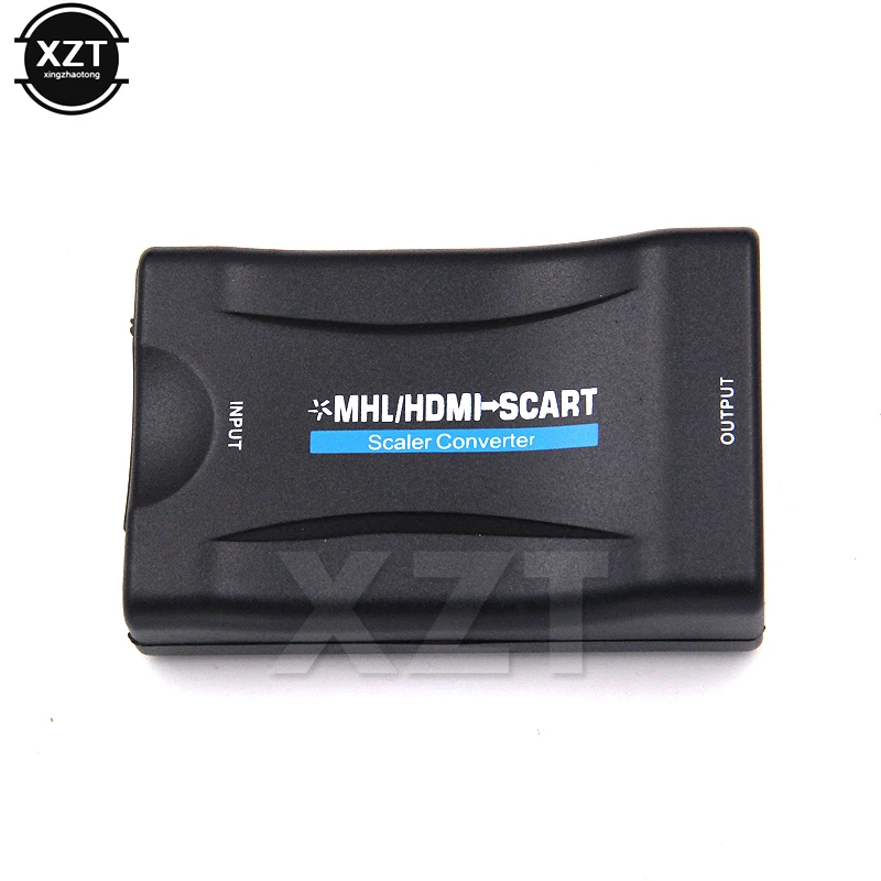 Конвертер HDMI в Scart 1080P адаптер аудио и видео для HD TV Sky Box STB смартфона DVD плеера с
