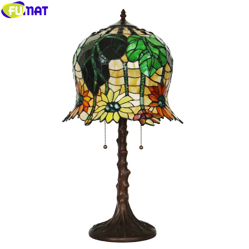 Фумат Тиффани стиль витражи подсолнечника винограда оттенков медная мозаика Beses