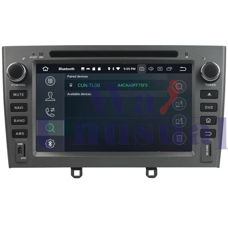 Автомобильный DVD плеер wanute Android 9 0 GPS навигация для Peugeot 408 2007 2008 2009 2010 радио 2 Din