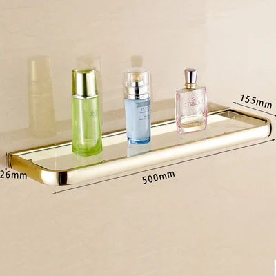 dressing table only Серия FZ золотые полированные толстые аксессуары для ванной комнаты, набор аксессуаров для ванной, Полка для полотенец, держатель для бумаги, тканевый крючок 414 г - Цвет: dressing table only