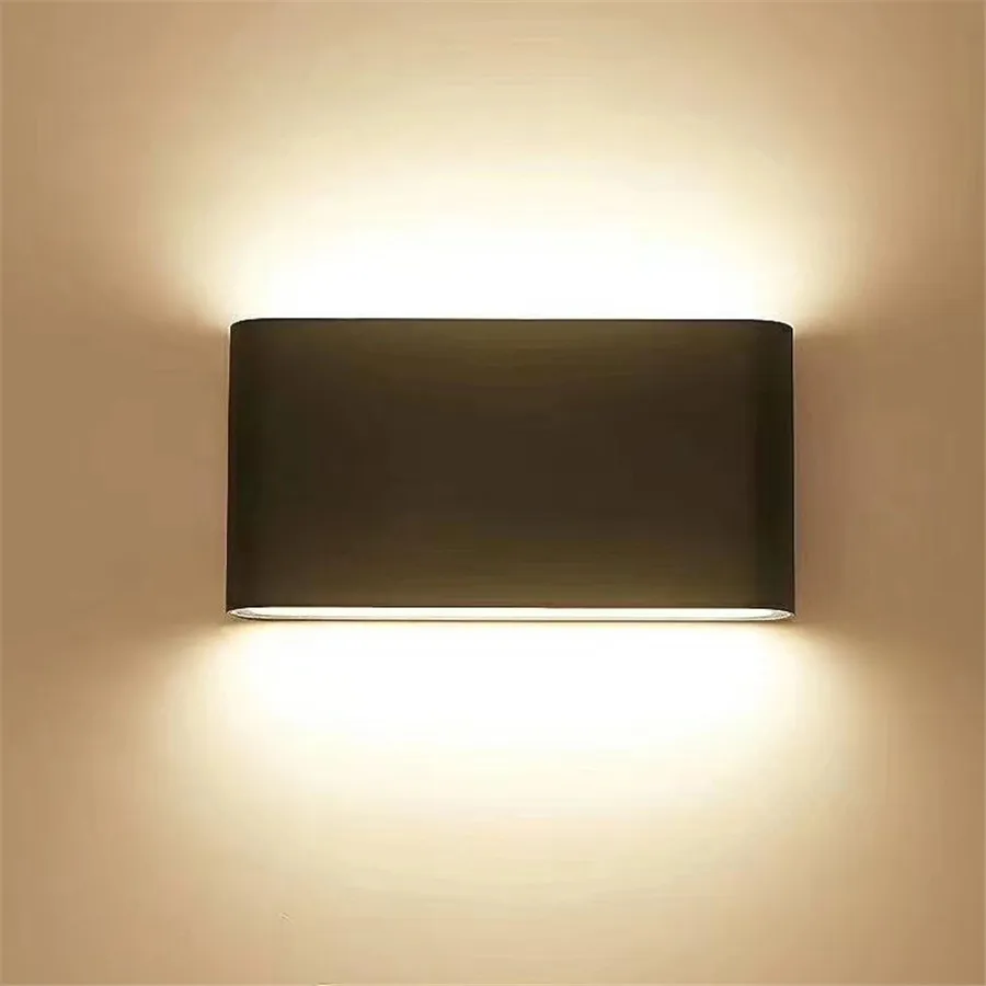 

Thrisdar Outdoor Waterproof LED Wall Lamps 6W 12W Modern Stair Courtyard Villa Balcony Corridor Wall Light Bedside Wall light