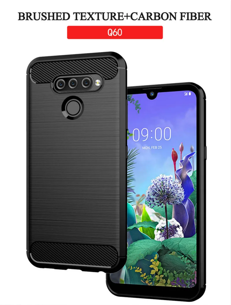Матовый мягкий чехол из углеродного волокна ТПУ для LG Stylo 4 5 тонкий силиконовый