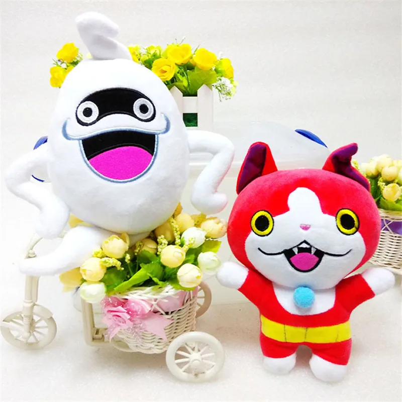 Аниме-игра Yokai Yo Kai Watch Whisper Jibanyan Komasan плюшевые игрушки с рисунком кота Неко куклы