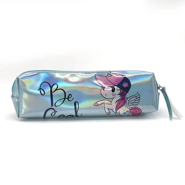 Unicorn F Карандаш кактус чехол Trousse Scolaire Estuche Единорог Escolar школьный пенал для карандашей Фламинго Альпака Estuches Laser Scolaire Stylo - Цвет: Unicorn F