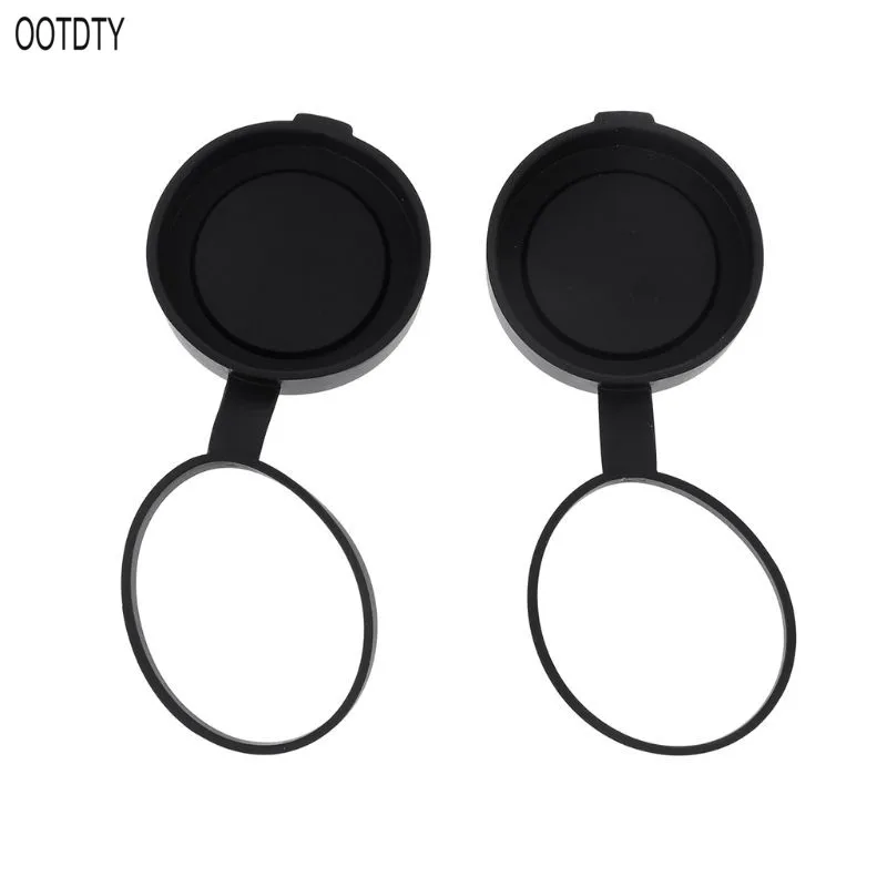OOTDTY 2 pieces Binoculars Protective Rubber Objective Lens Cap 42mm for Telescope with Outer Diameter 52-54mm | Инструменты