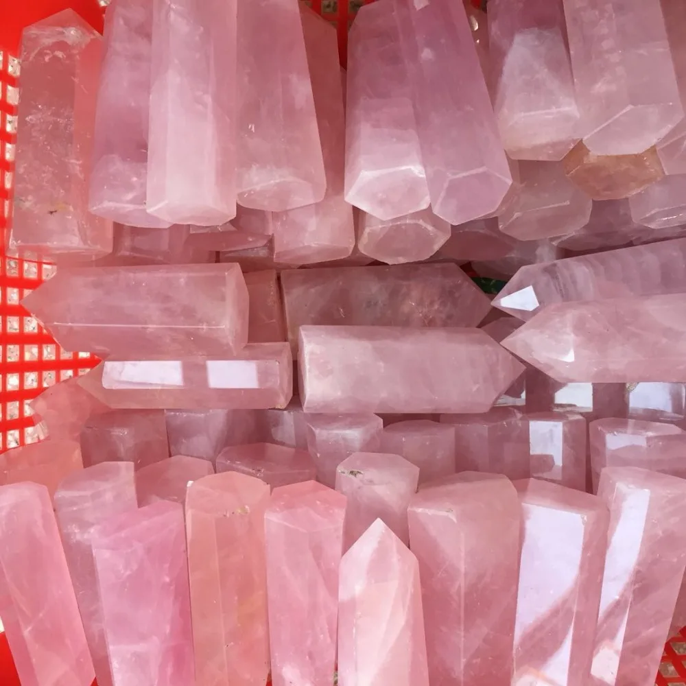 1 кг красивый 100% натуральный розовый кварц кристалл драгоценный камень одна