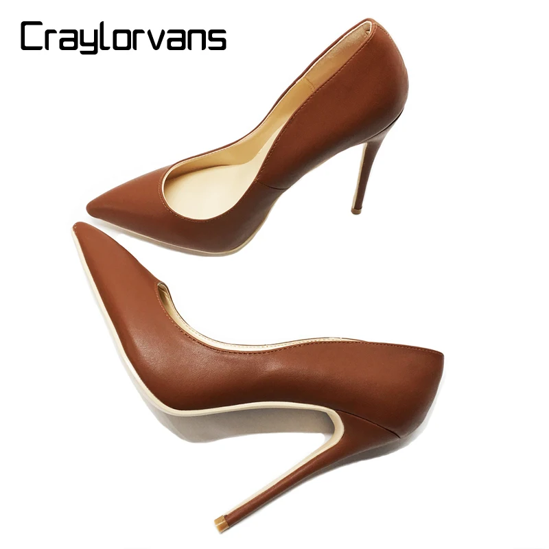 Craylorvans/Женская обувь на высоком каблуке 12-10 см новые модные женские туфли-лодочки