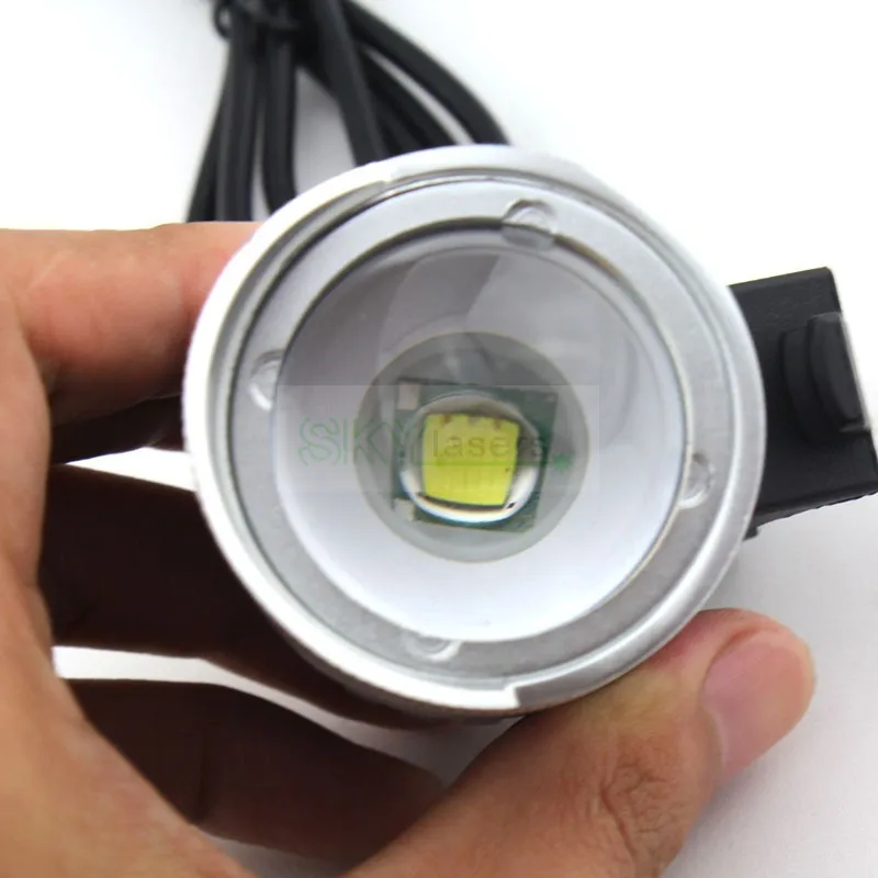 Zoomable 2 in 1 XM-L2 3 Light Modes LED Bicycle Headlamp Headlight With Battery Pack & Charger | Спорт и развлечения