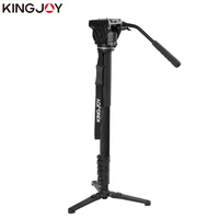 kingjoy official mp3208fvt 3510 carbon fiber monopod dslr for all models camera tripod stand movil flexible stativ slr dslr