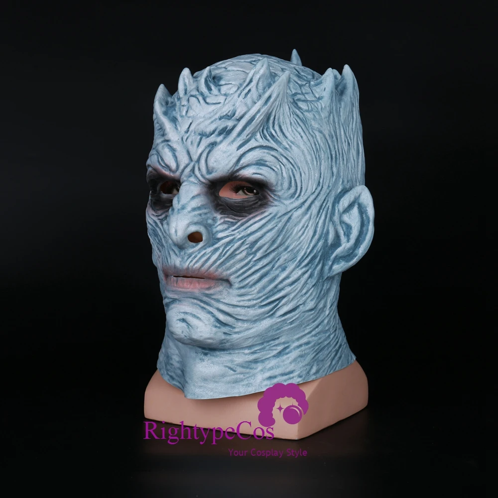 Косплэй Игра престолов ночи король Walker Уход за кожей лица ночной re зомби Хэллоуин маска для взрослых трон Костюм партии аксессуаров
