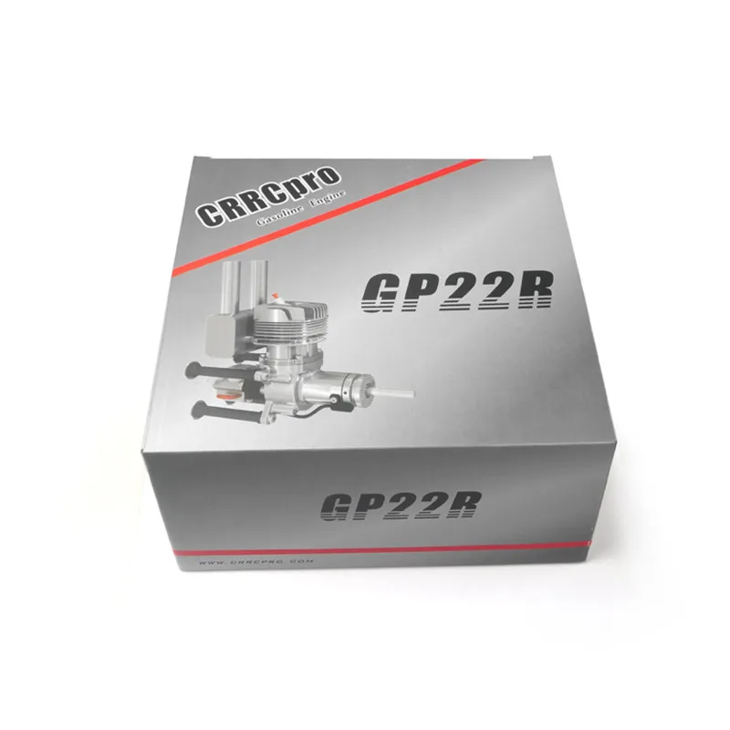 Новое поступление! CRRCPro GP22R 22CC задняя выхлопная труба с воздушным охлаждением бензиновый двигатель для RC самолетов