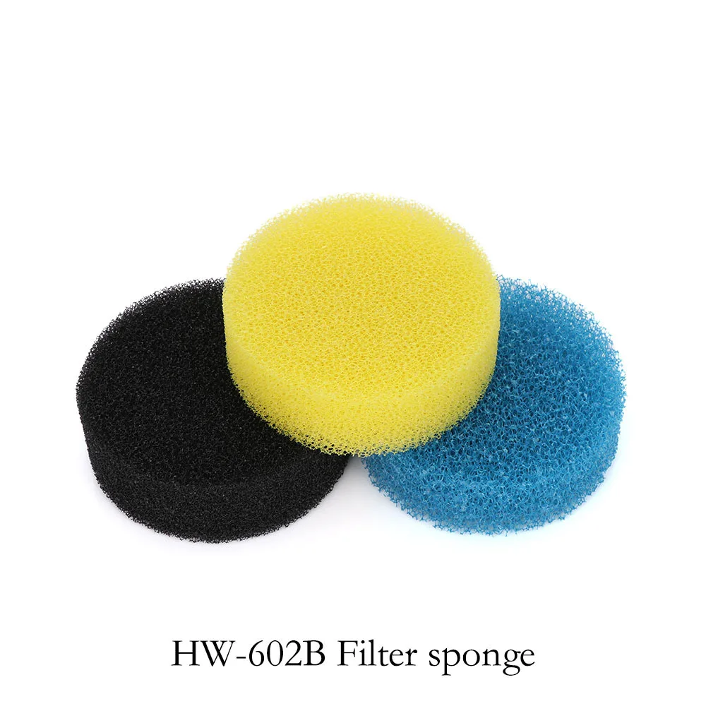 HW-602B Filter spong Прочный HW-602B/HW-603B фильтр для аквариума внешние части Впускной выход труба водяной насос заменить хлопок аквариум аксессуары - Цвет: HW-602B Filter spong