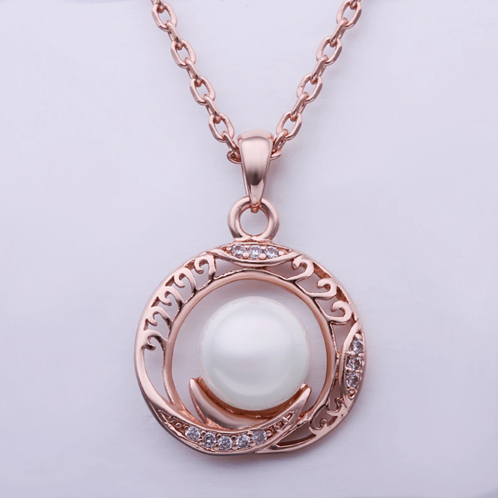 Женское красивое ожерелье искусственного жемчуга большие жемчужные бусы