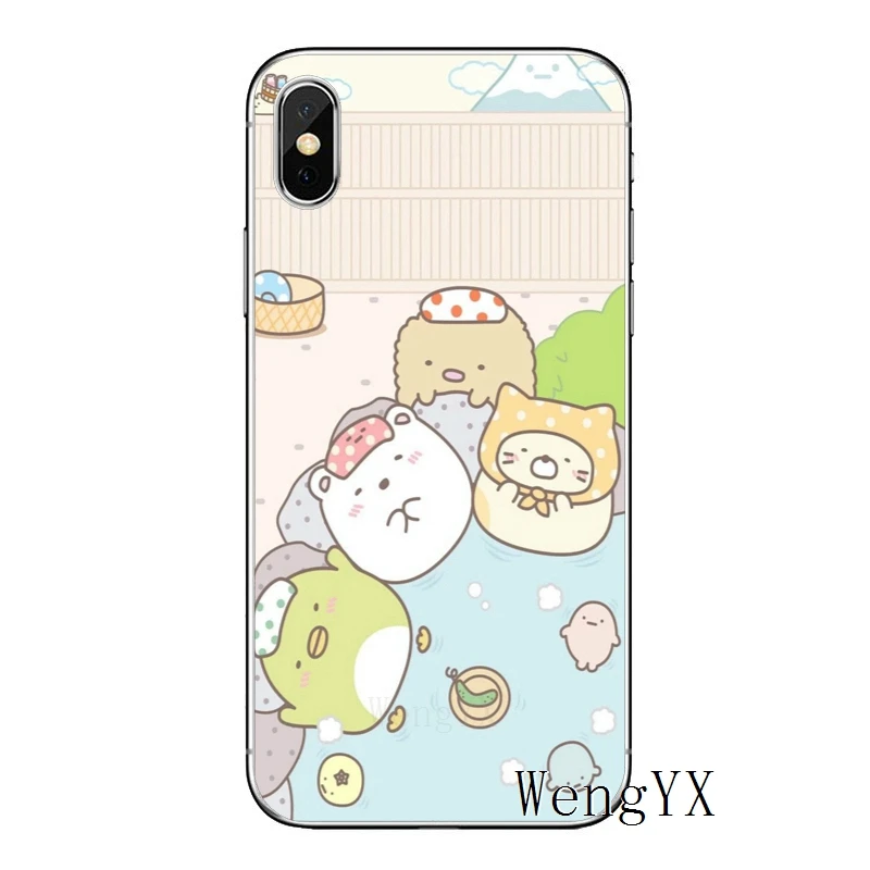 Япония kawaii милые Сумико гураши для samsung Galaxy S10 S9 S8 S7 S6 edge Plus Lite S5 S4 мини Примечание 9 8 5 4 ТПУ мягкий чехол для телефона - Цвет: sumikko-gurashi-A-07