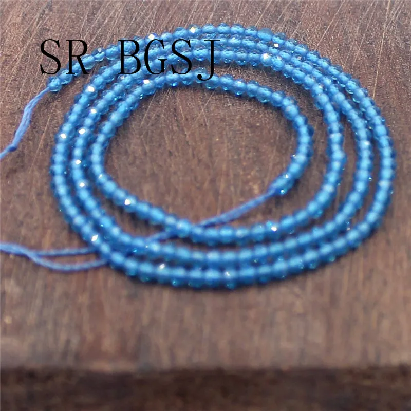 Бесплатная доставка 2 мм граненые небесно-голубые яды драгоценные камни камень