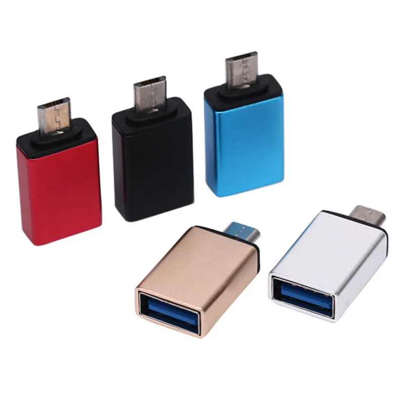 Цена по прейскуранту завода Горячая продажа металла микро USB к OTG мини адаптер