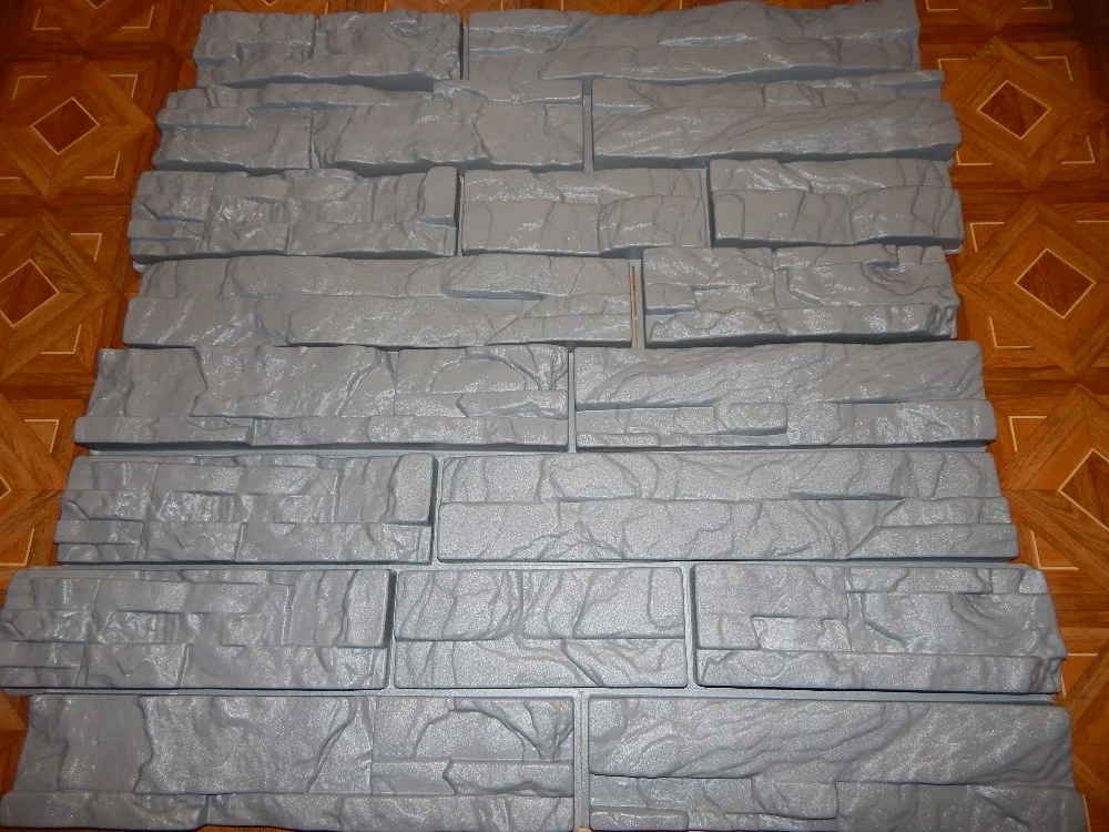 Набор из 5 пластиковых форм для бетон гипс каменная стена ABS плитка бетонная форма