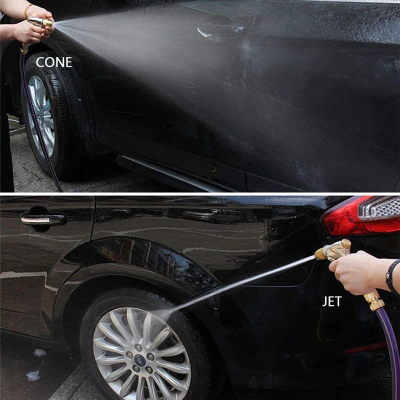 FIRMOR High Pressure Power Water Gun 4 Watering Patterns Garden Hose Nozzle Spray Sprinkler Cleaning Tool | Дом и сад
