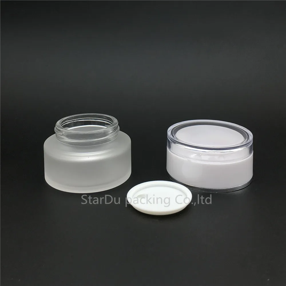3 шт. стеклянная баночка для крема 30 г 50 г|glass cream jars|cream jarcream bottle |