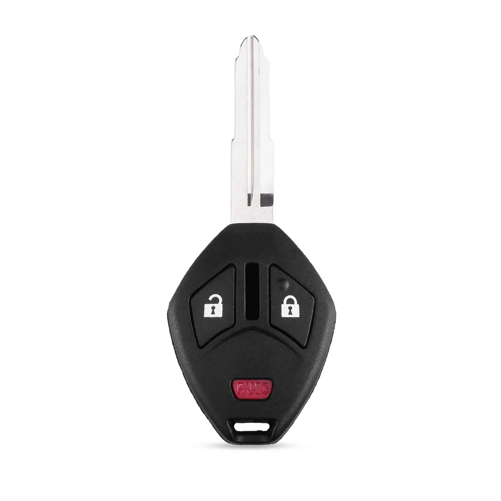 3 Button KEYYOU 2+ 1/3+ 1 кнопки корпус автомобильного ключа дистанционного управления чехол для Защитные чехлы для сидений, сшитые специально для Mitsubishi Lancer Outlander Endeavor Galant MIT11R лезвие - Количество кнопок: 3 Button