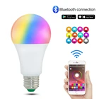 15 Вт RGB светодиодный светильник Точечный светильник лампа E27B22 Беспроводная Bluetooth RGB Волшебная светильник ПА ламсветильник щение